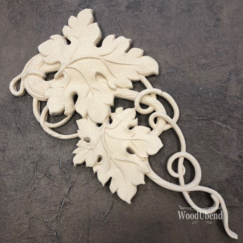 WoodUbend Leafy Vine Drop WUB2138 (9.062 × 4.531 in)