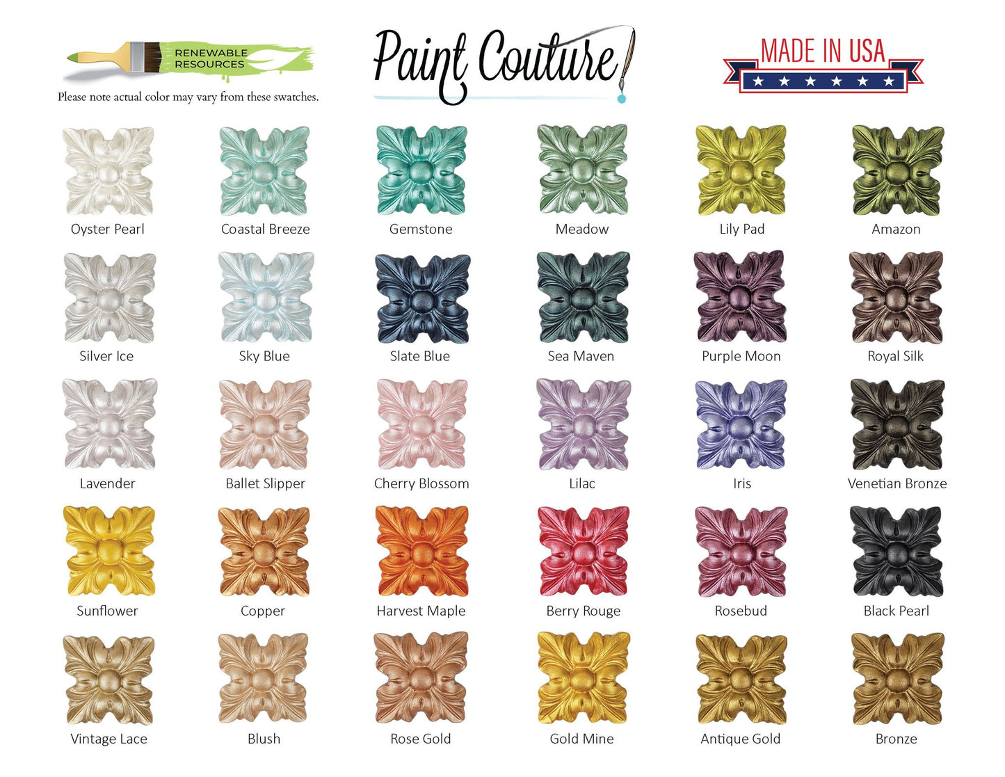 Paint Couture Metallic Paint - Meadow