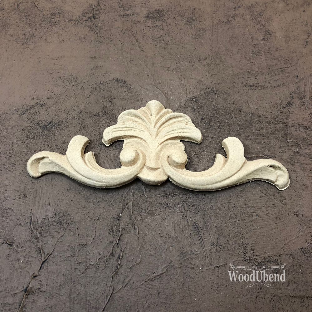WoodUbend Pack of Two Pediments WUB0381 (5.91 × 1.97 in)