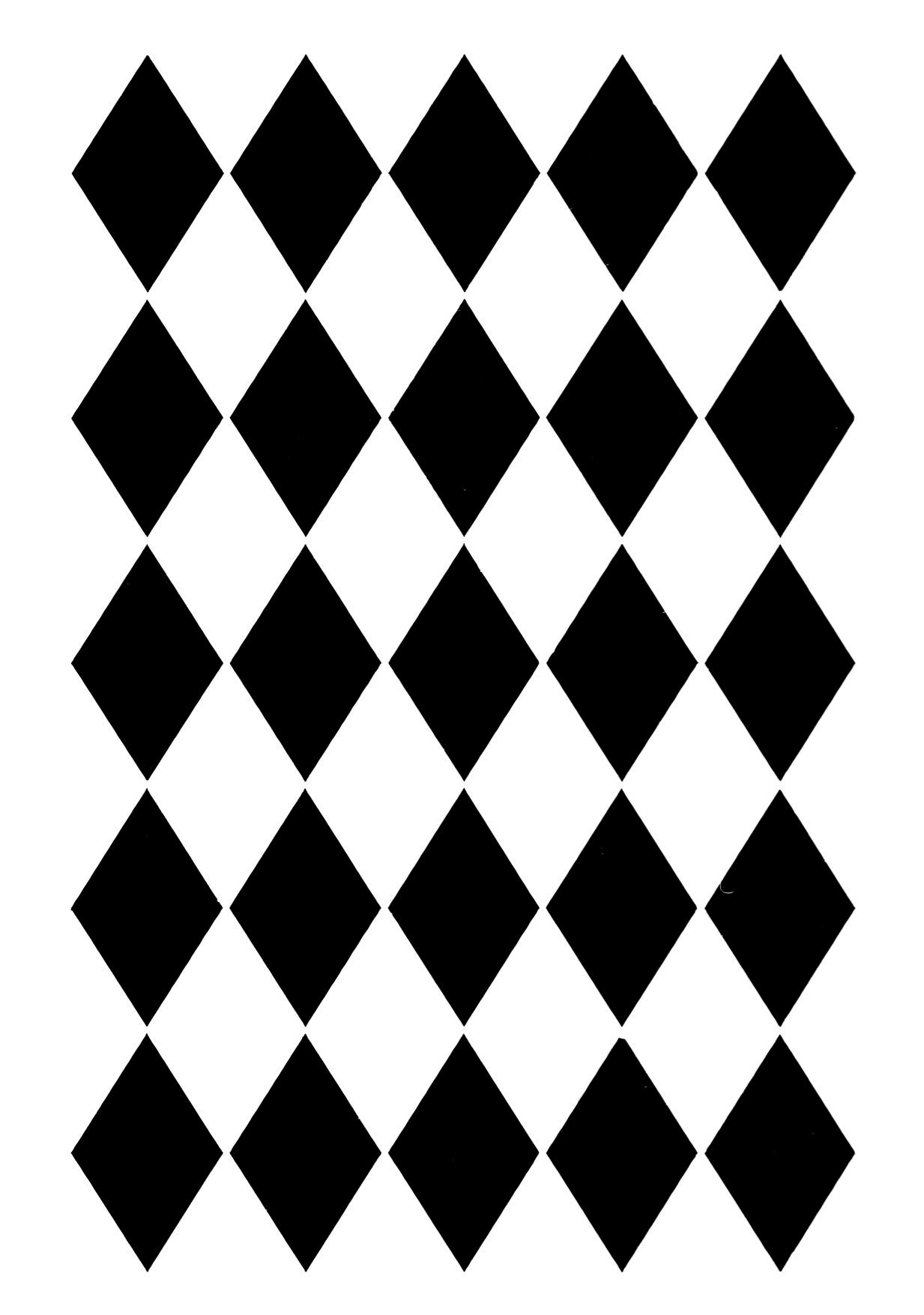 Posh Chalk Stencil Posh Harlequin 21x30cm