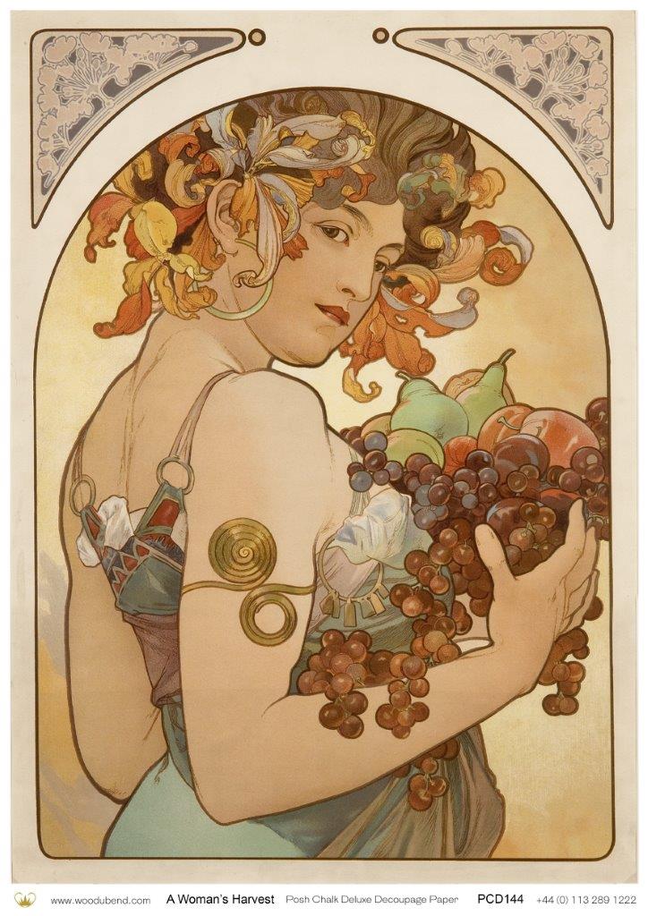 Posh Chalk Deluxe Decoupage A Woman's Harvest
