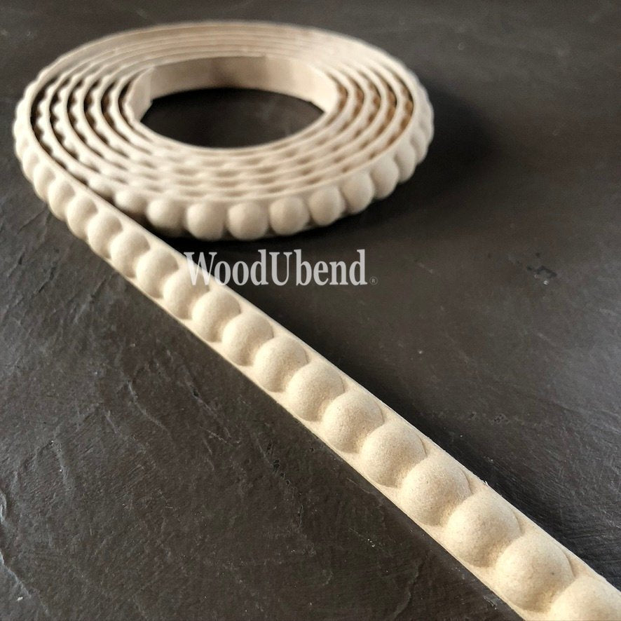 WoodUbend Pack of Two Beaded Trims TR721 (82.68 × 0.51 in)