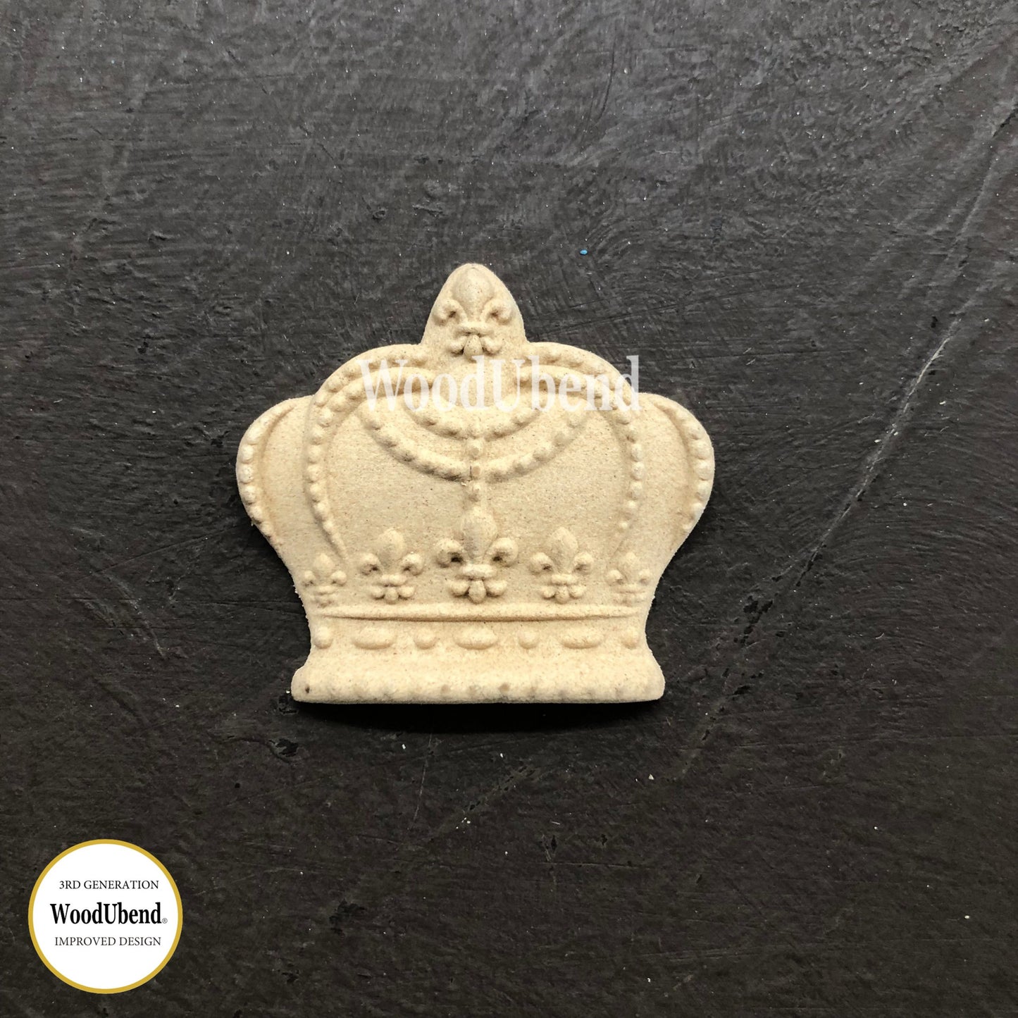 WoodUbend Pack of Five Crowns WUB1171 (1.6154 × 1.4972 in)
