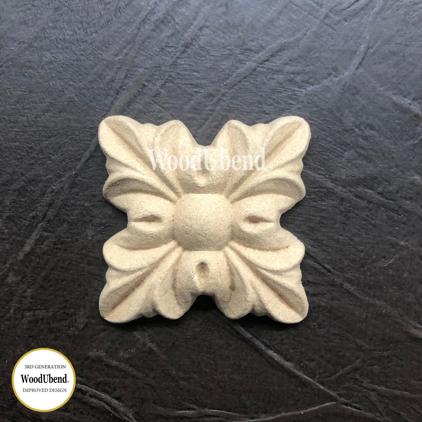 WoodUbend Pack of Two Square Flower Centerpieces WUB1335 (2.167 × 2.167 in)