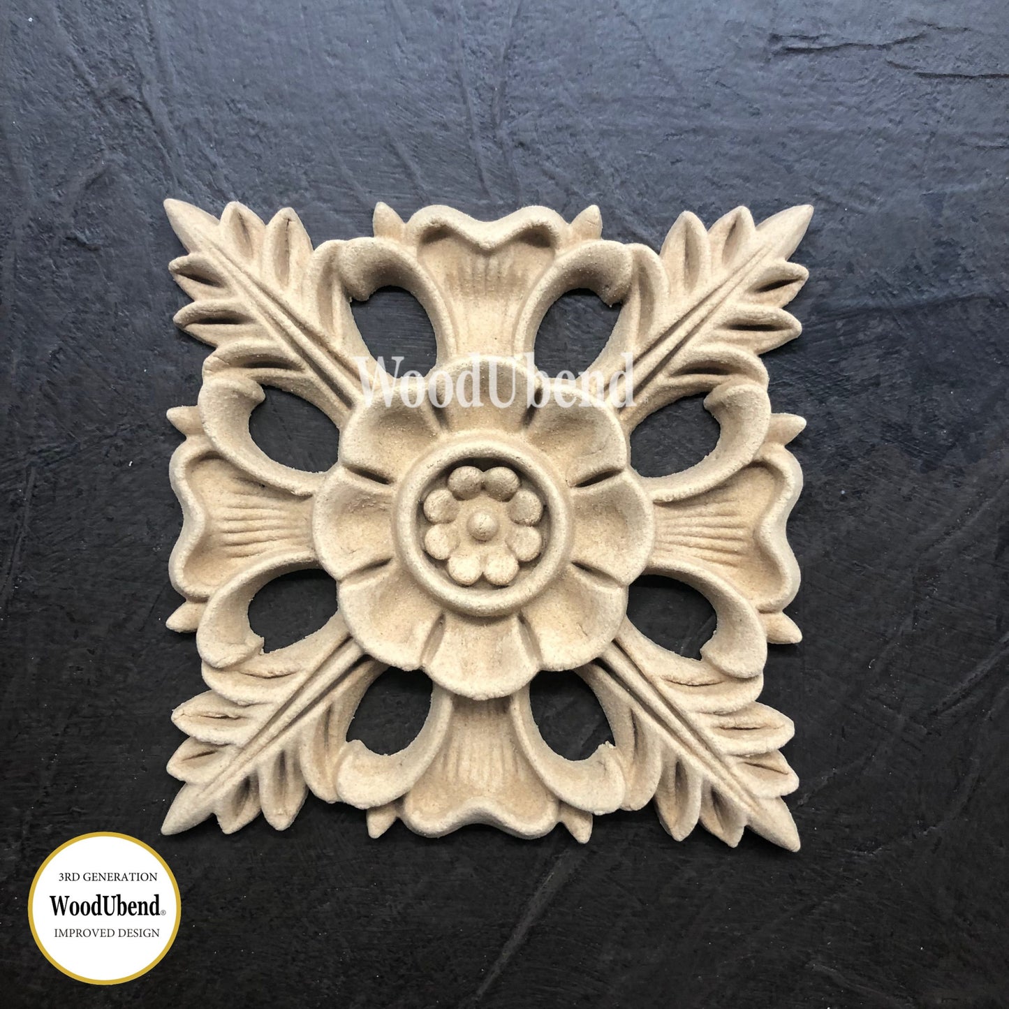 WoodUbend Pack of Two Centerpiece WUB1352 (3.743 × 3.743 in)