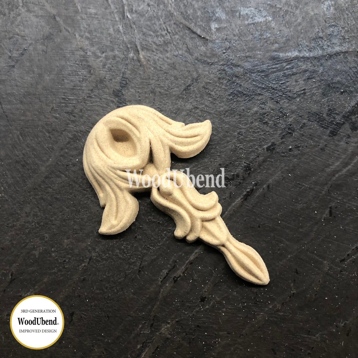 WoodUbend Pack of Five Plumes WUB2128 (2.56 × 1.77 in)