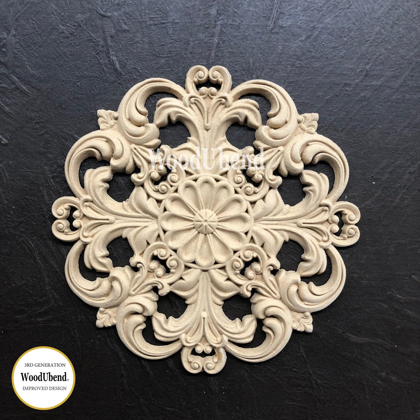 WoodUbend Baroque Centerpiece (Pack of Two) WUB2171 (5.5948 × 5.5948 in)