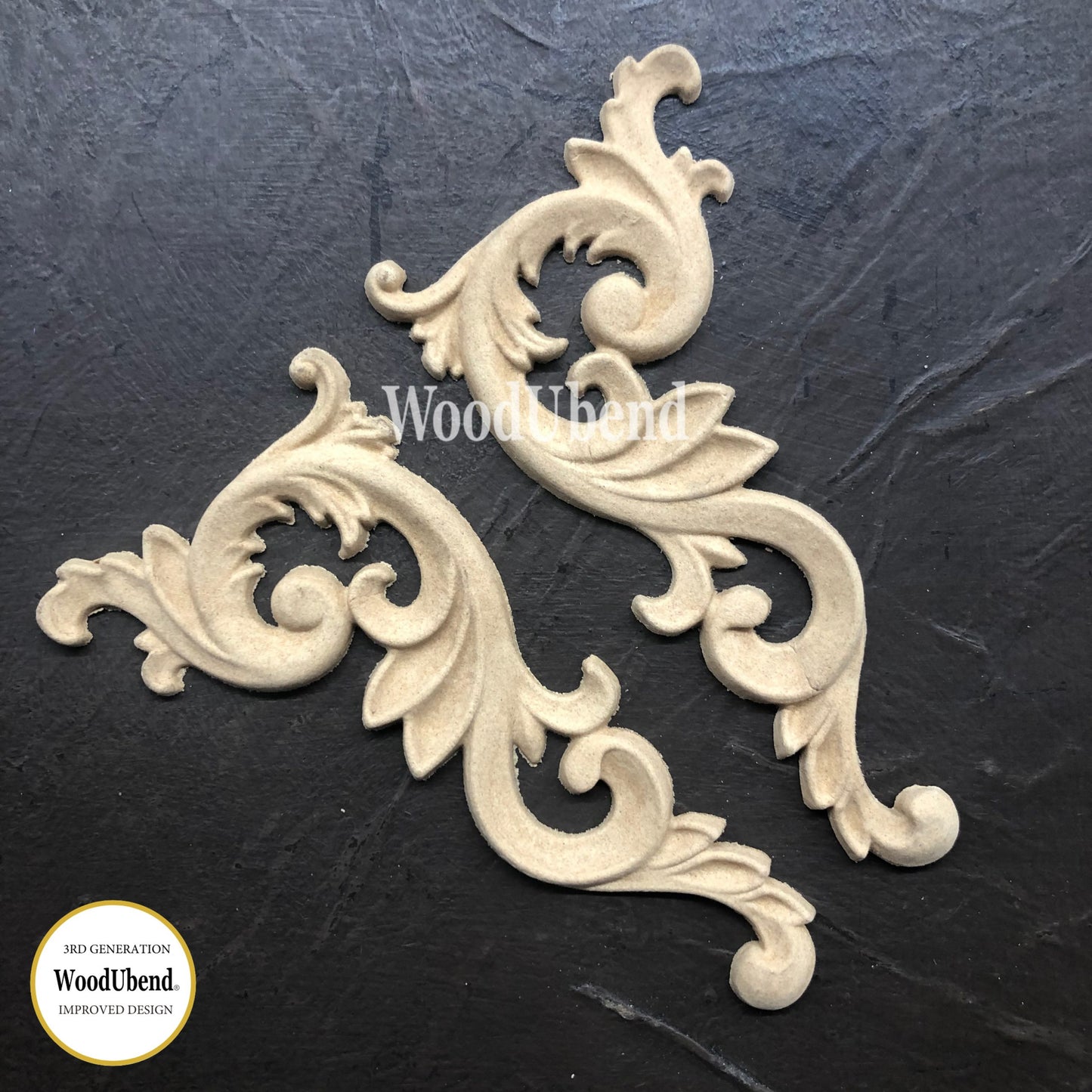 WoodUbend Scroll Pair WUB2181 (4.925 × 2.167 in)