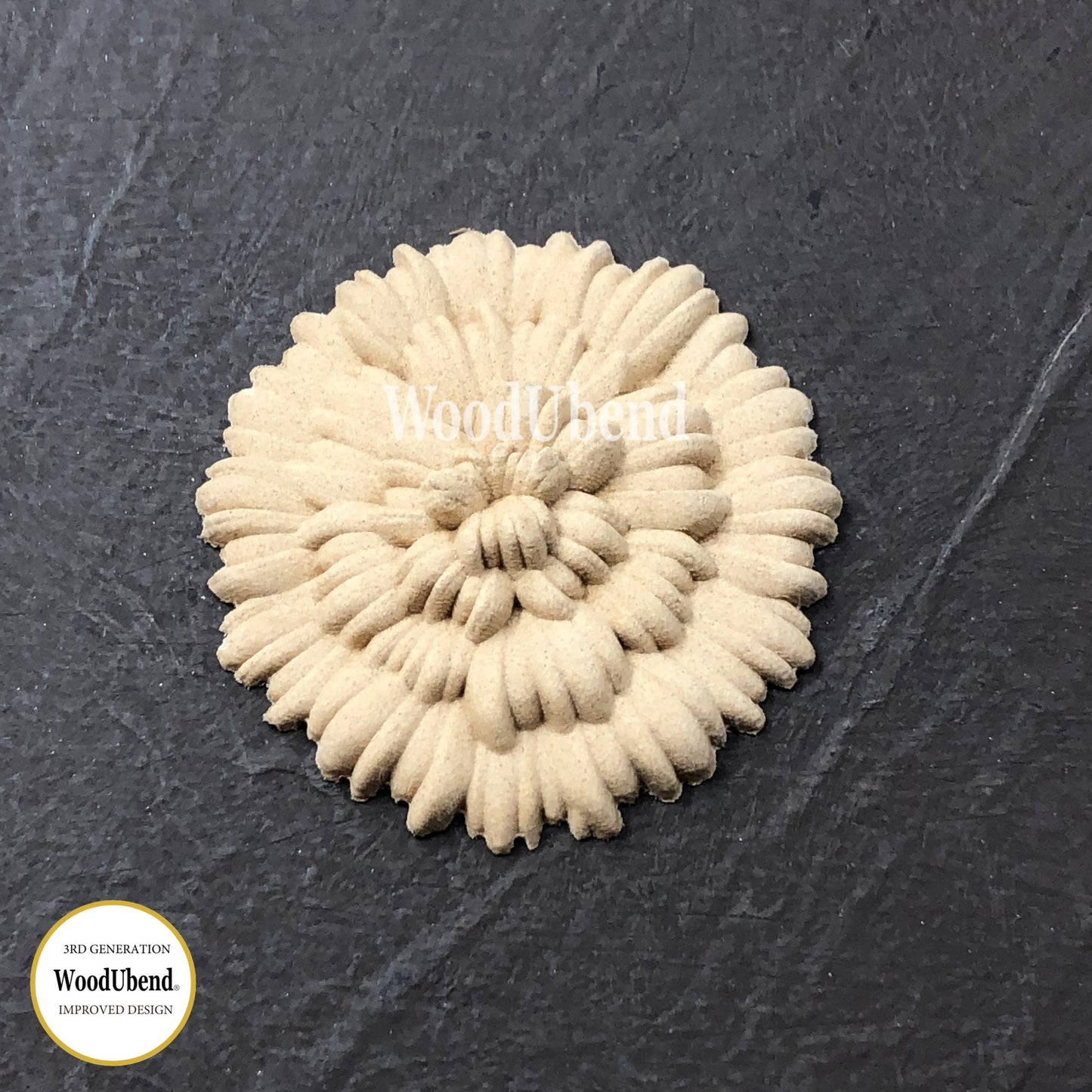 WoodUbend Pack of Five Flat Carnations WUB0356 (1.97 × 1.182 in)