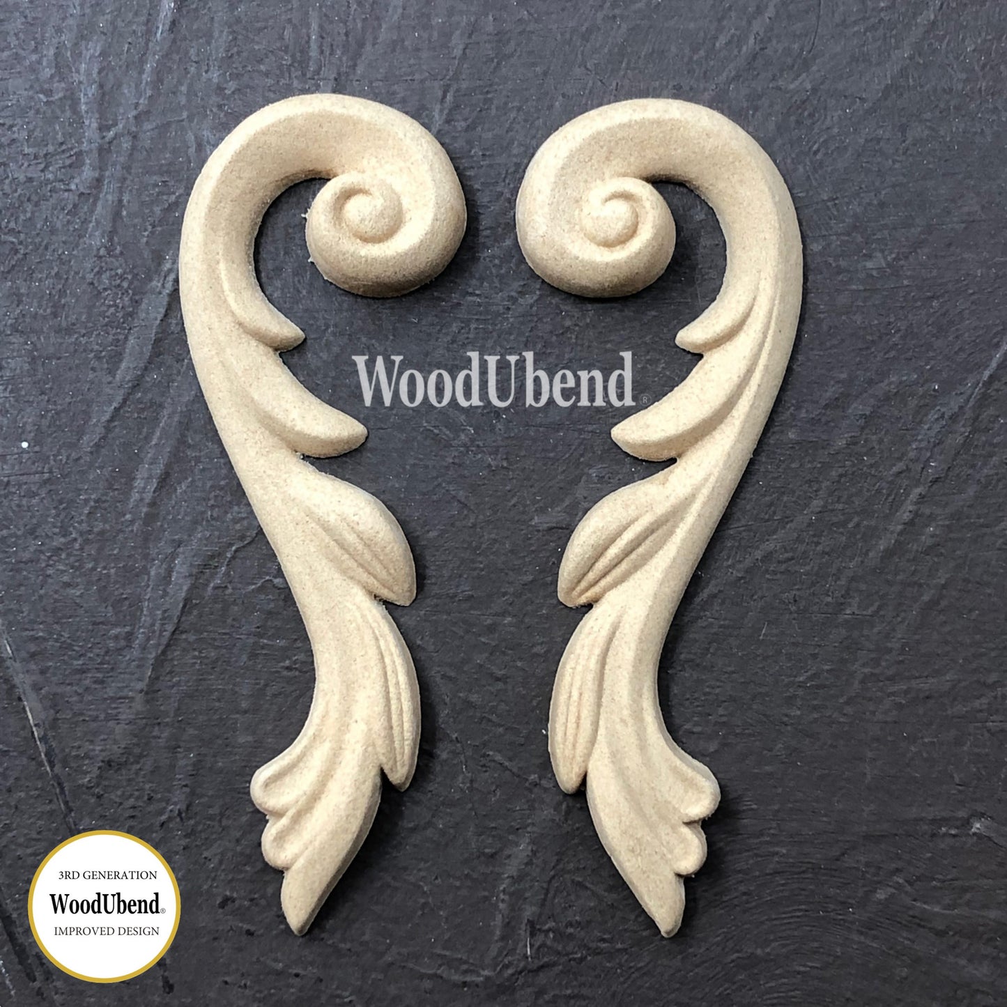 WoodUbend Set of Scrolls WUB0360-1 (3.8612 × 1.7336 in)