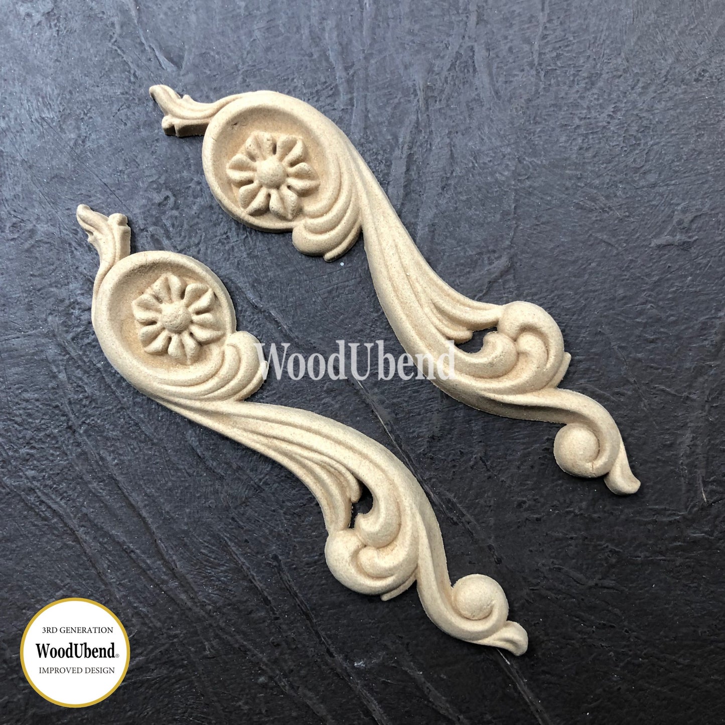 WoodUbend Set of Scrolls WUB0364-5 (4.728 × 1.182 in)