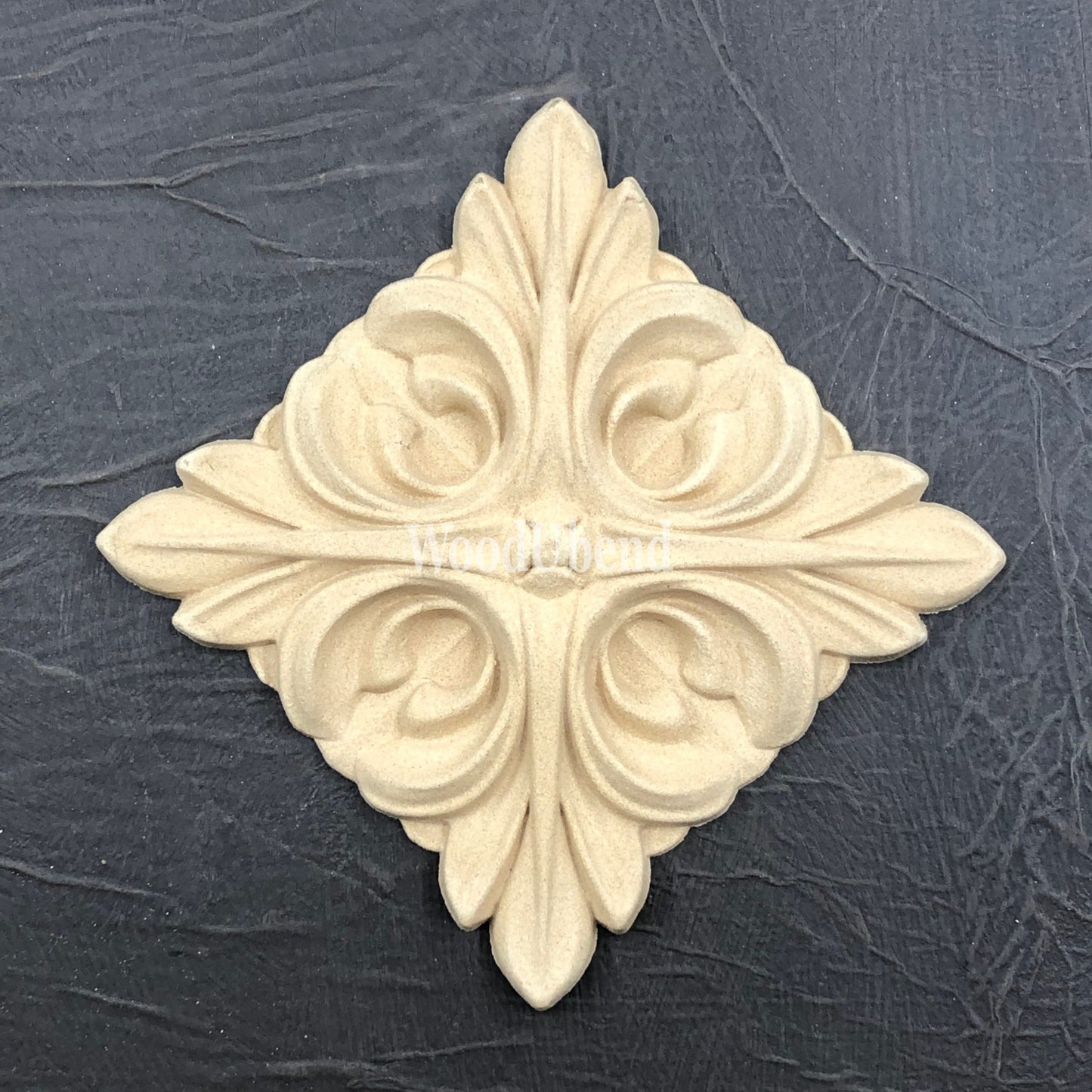 WoodUbend Pack of Two Square Floral Centerpieces from The House of Mendes WUB6047 (5.12 × 3.9 × 0.79 in)
