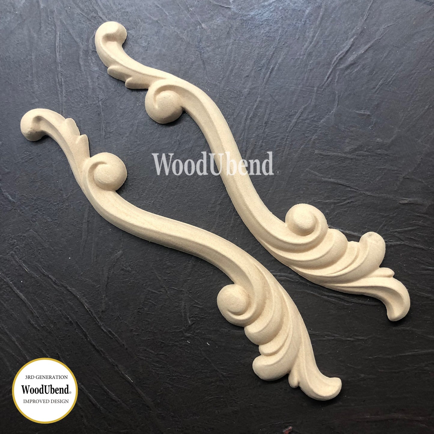 WoodUbend Scroll Pair WUBX1019 (2.167 × 10.244 in)
