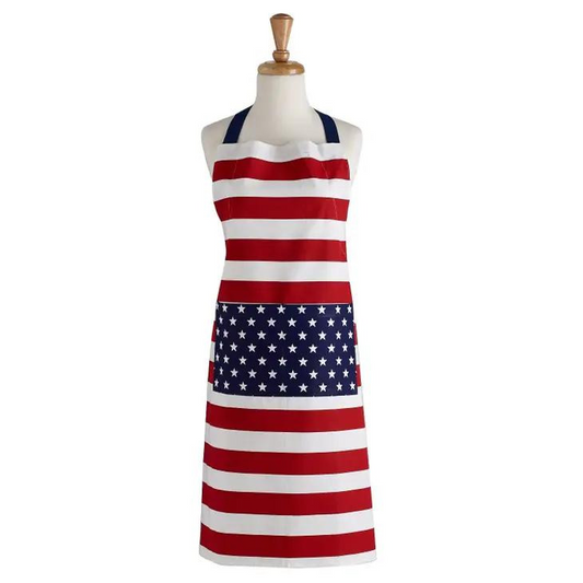 Vintage Style Apron - Stars and Stripes