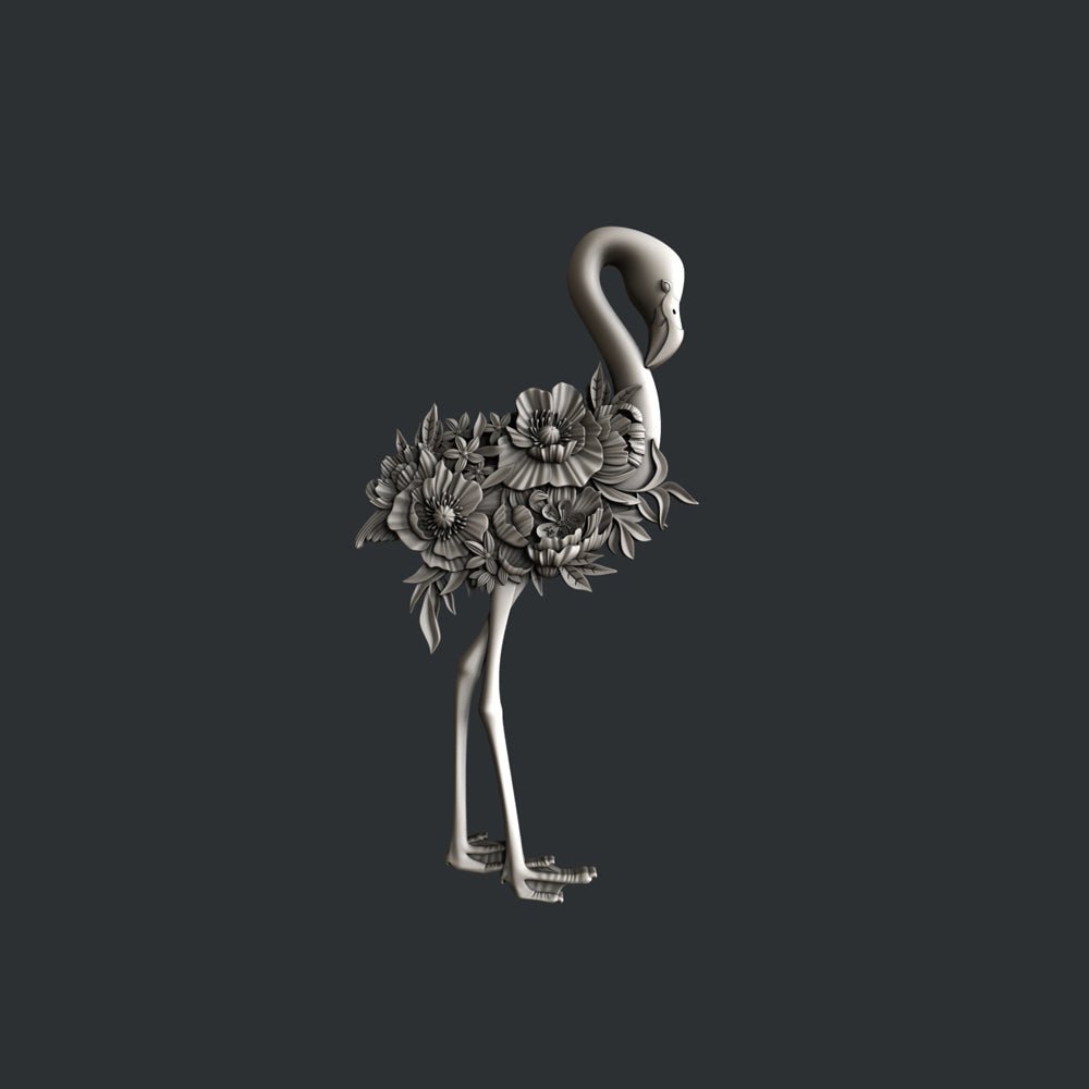 Flamingo Bloom silicone mold by Zuri