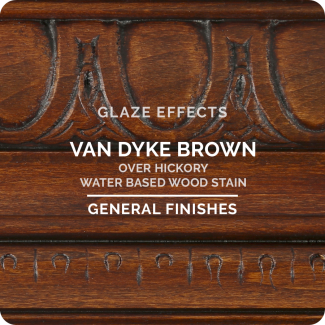 General Finishes Van Dyke Brown Glaze (16oz Pint)