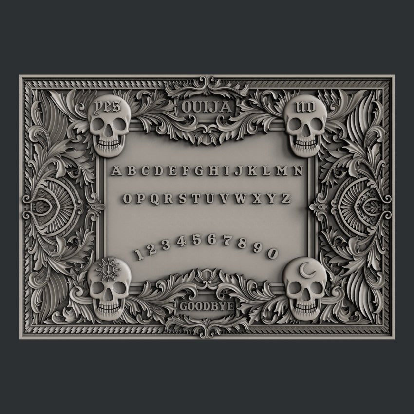 Ouija Board silicone mold by Zuri