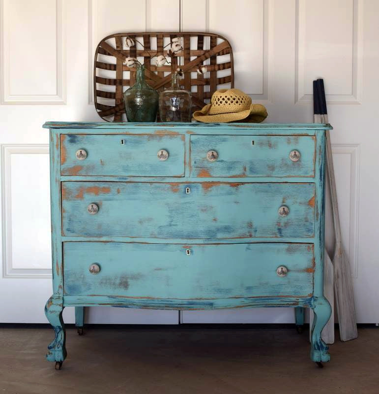 General Finishes Key West Blue Milk Paint