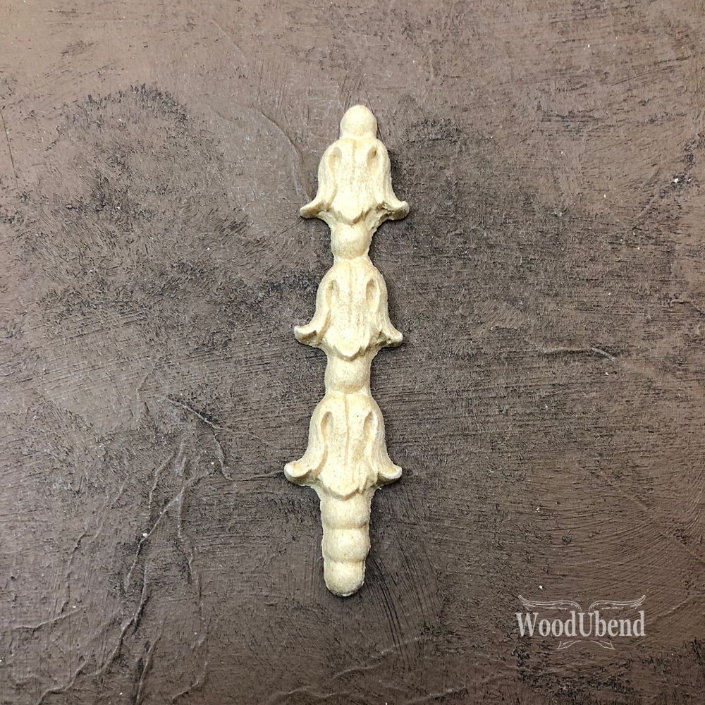 WoodUbend Pack of Two Decorative Drop WUB1636 (3.94 × 0.788 in)