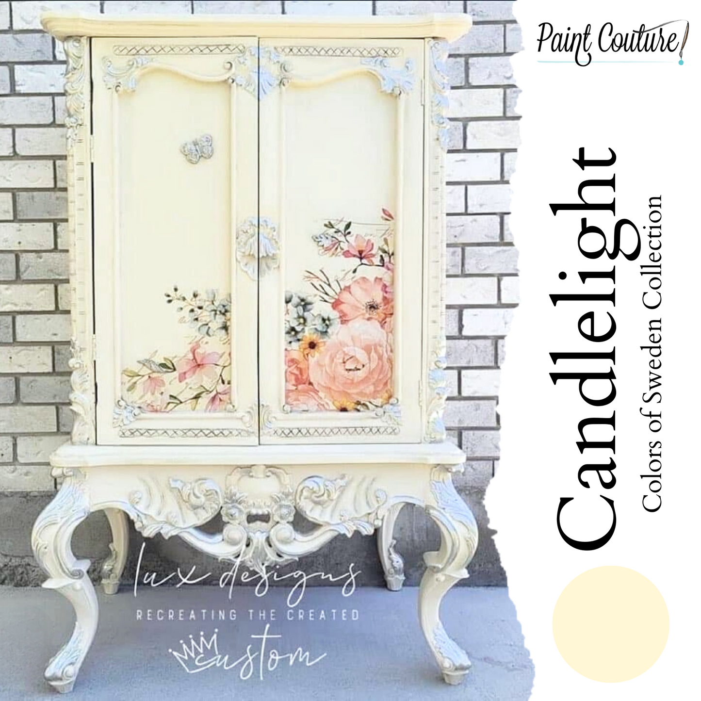 Paint Couture Candlelight - Acrylic Mineral Paint with a Flat Finish!