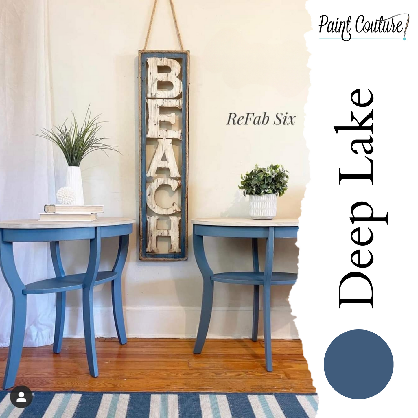 Paint Couture Deep Lake - Acrylic Mineral Paint with a Flat Finish!