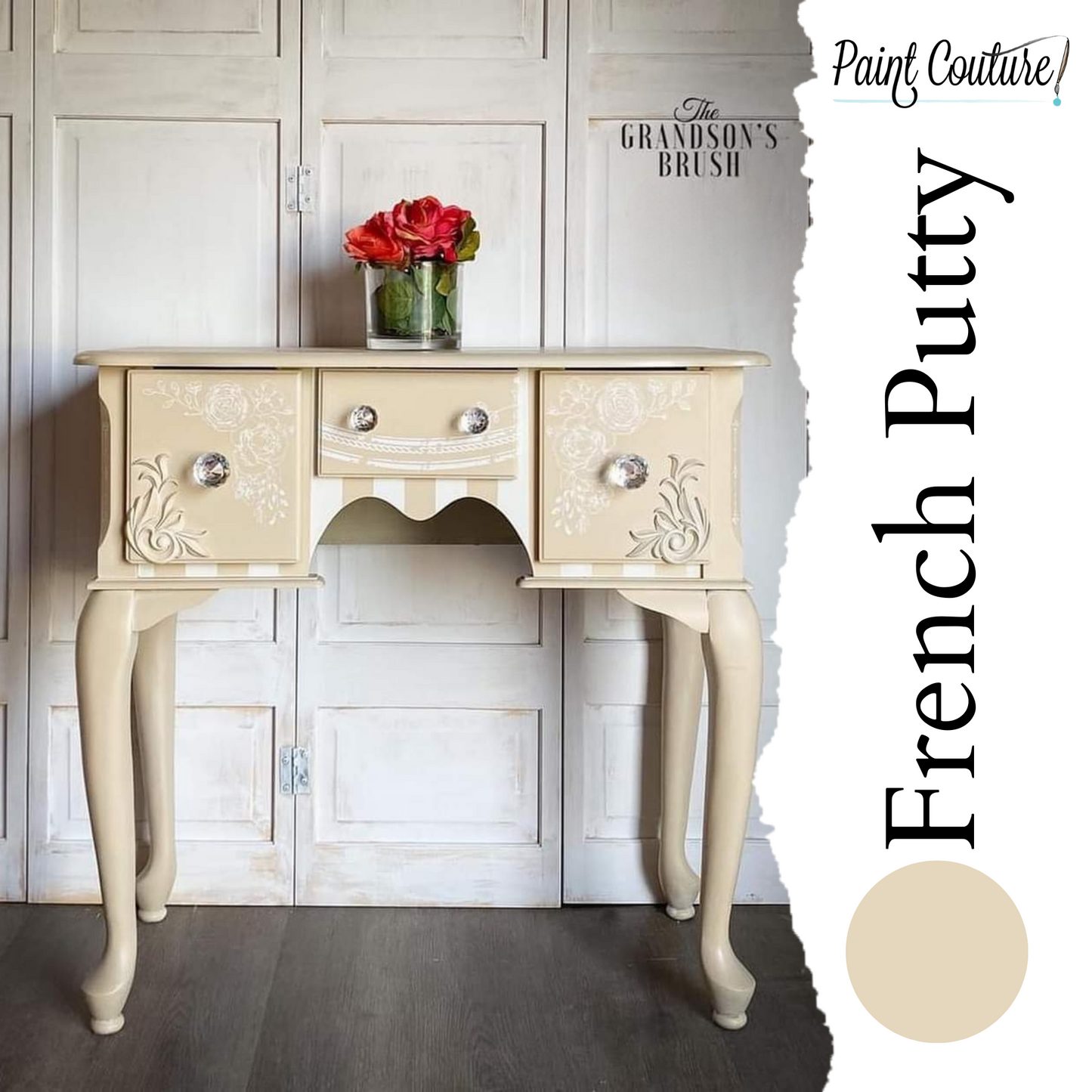 Paint Couture French Putty - Acrylic Mineral Paint with a Flat Finish!