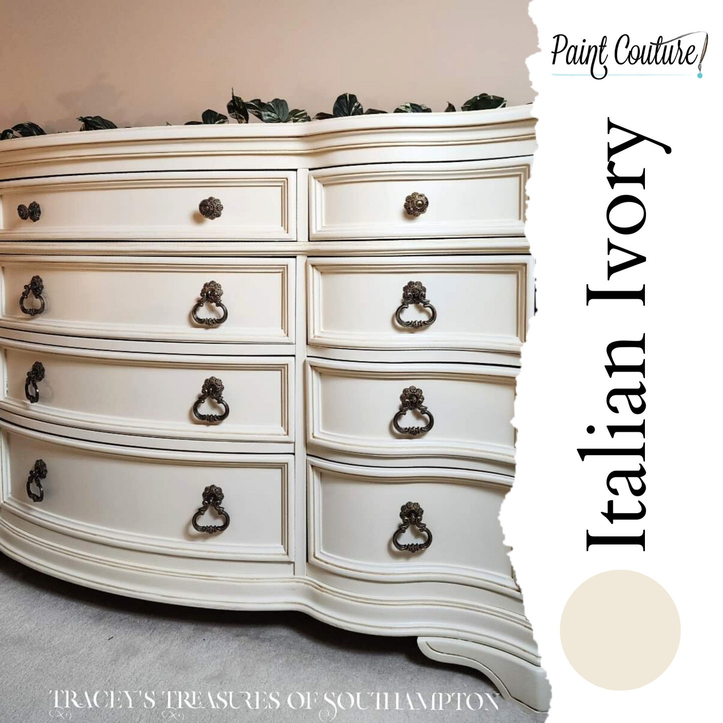 Paint Couture Italian Ivory - Acrylic Mineral Paint with a Flat Finish!