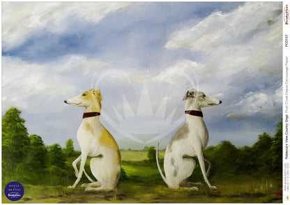 Posh Chalk Deluxe Decoupage from The House of Mendes Rebecca's View, Country Dogs