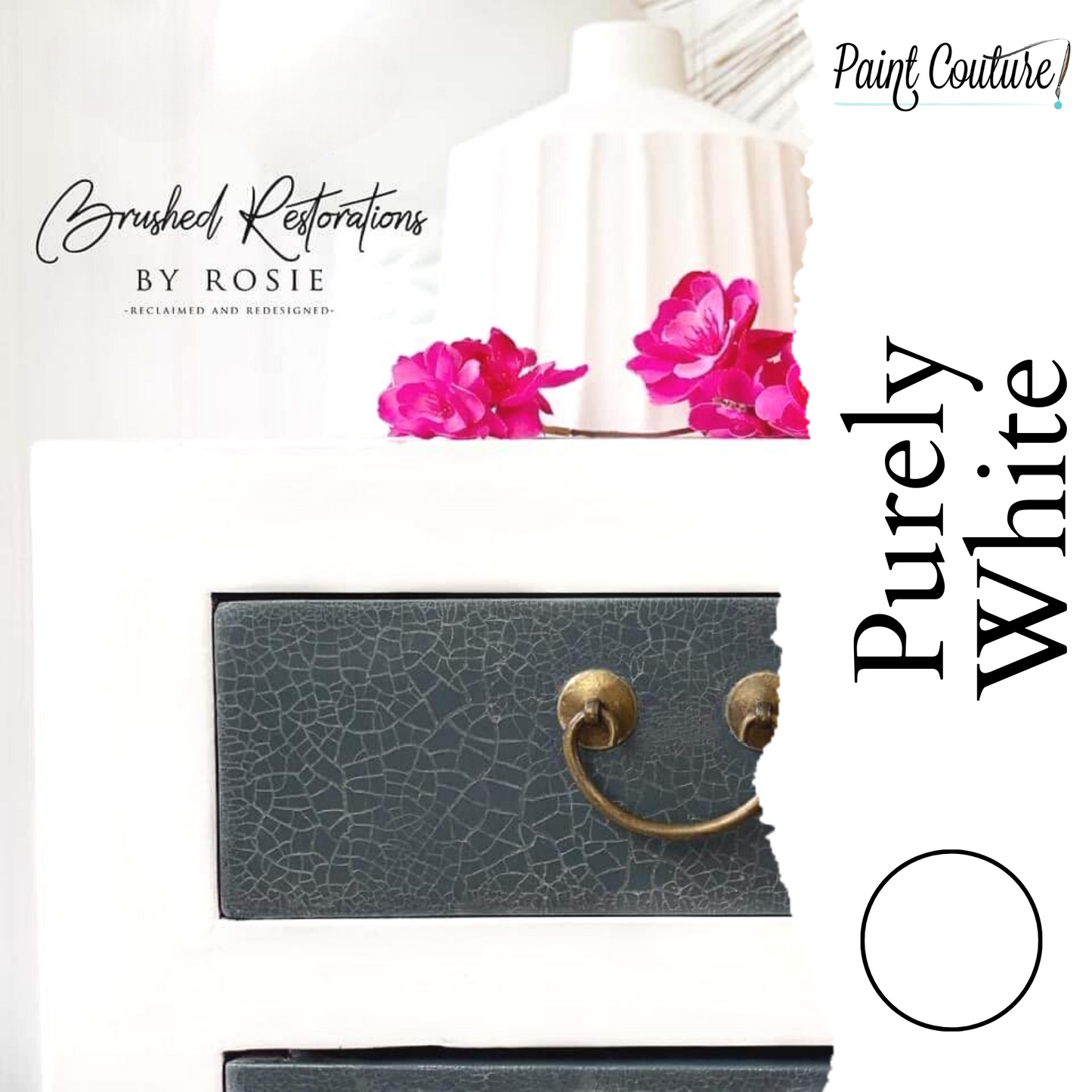 Paint Couture Purely White - Acrylic Mineral Paint with a Flat Finish!