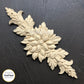 WoodUbend Pack of Two Flower Leaf Pediments WUB1221 (10.244 × 3.94 in)