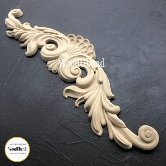 WoodUbend Pediment WUB1261 (24.428 × 6.304 in)