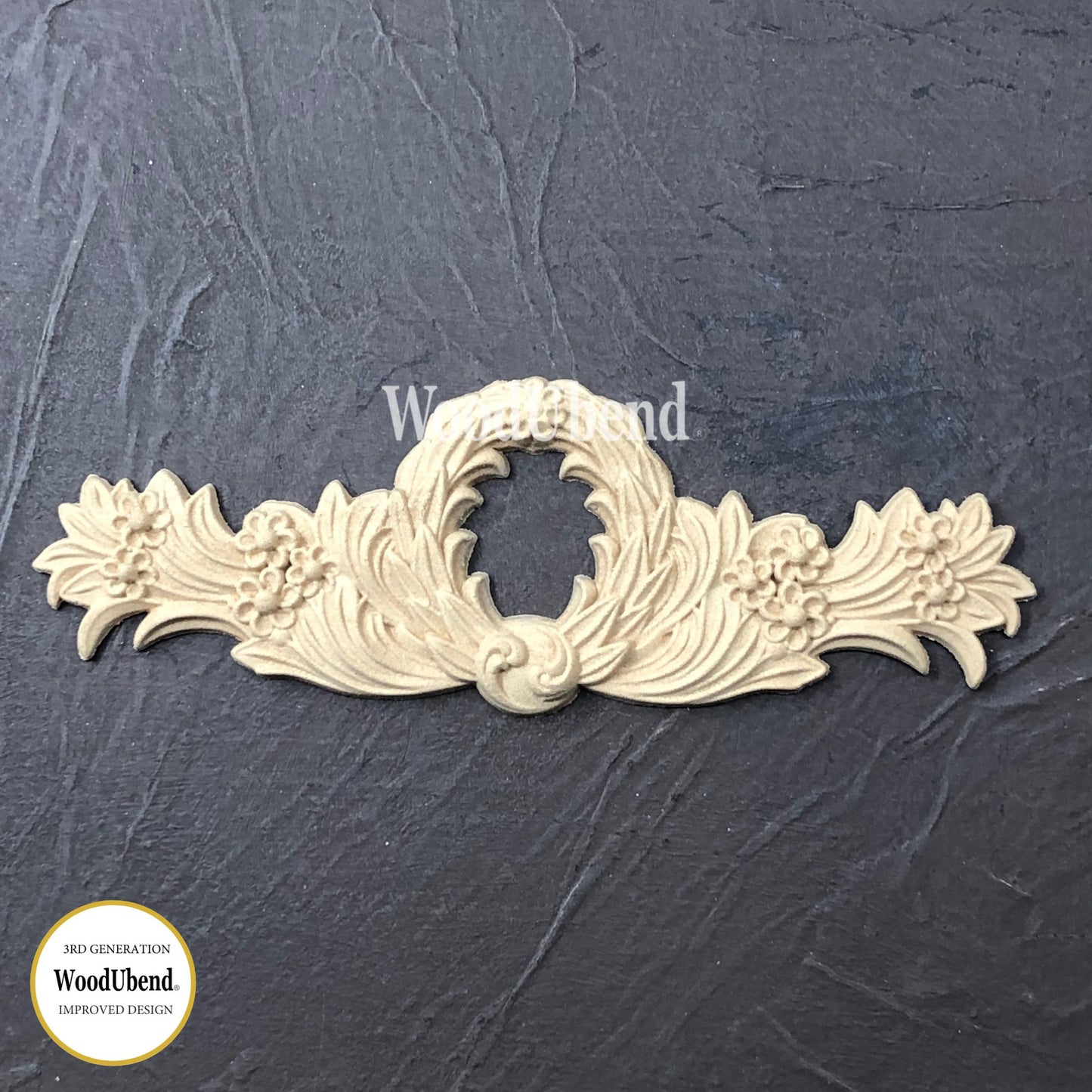 WoodUbend Pack of Two Pediments WUB0130 (6.698 × 2.364 in)