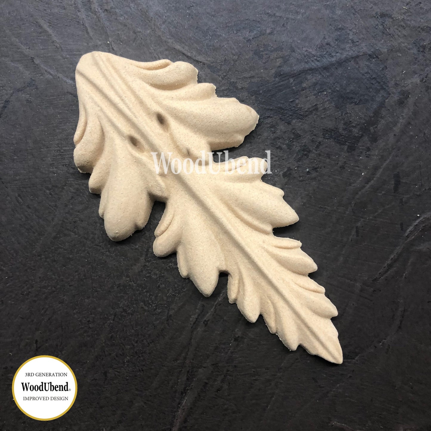 WoodUbend Pack of Two Leaves WUB1363 (4.33 × 1.97 in)