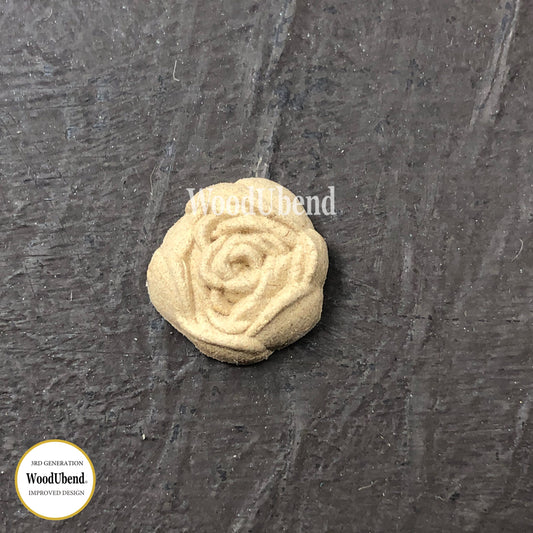 WoodUbend Pack of Five Craft Roses WUB0321 (0.788 × 0.8274 in)