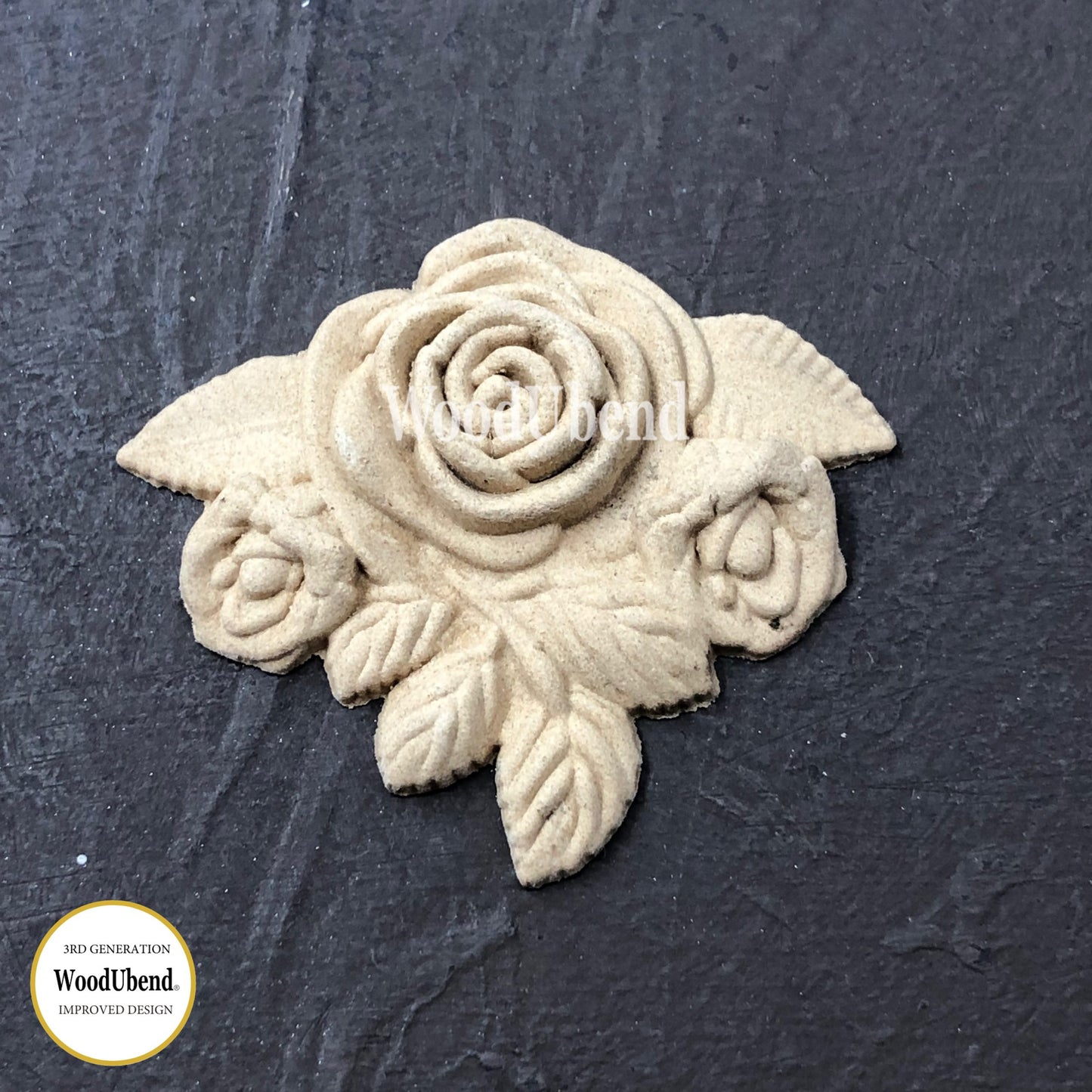 WoodUbend Pack of Five Rose Bouquet WUB0330 (0.985 × 2.364 in)