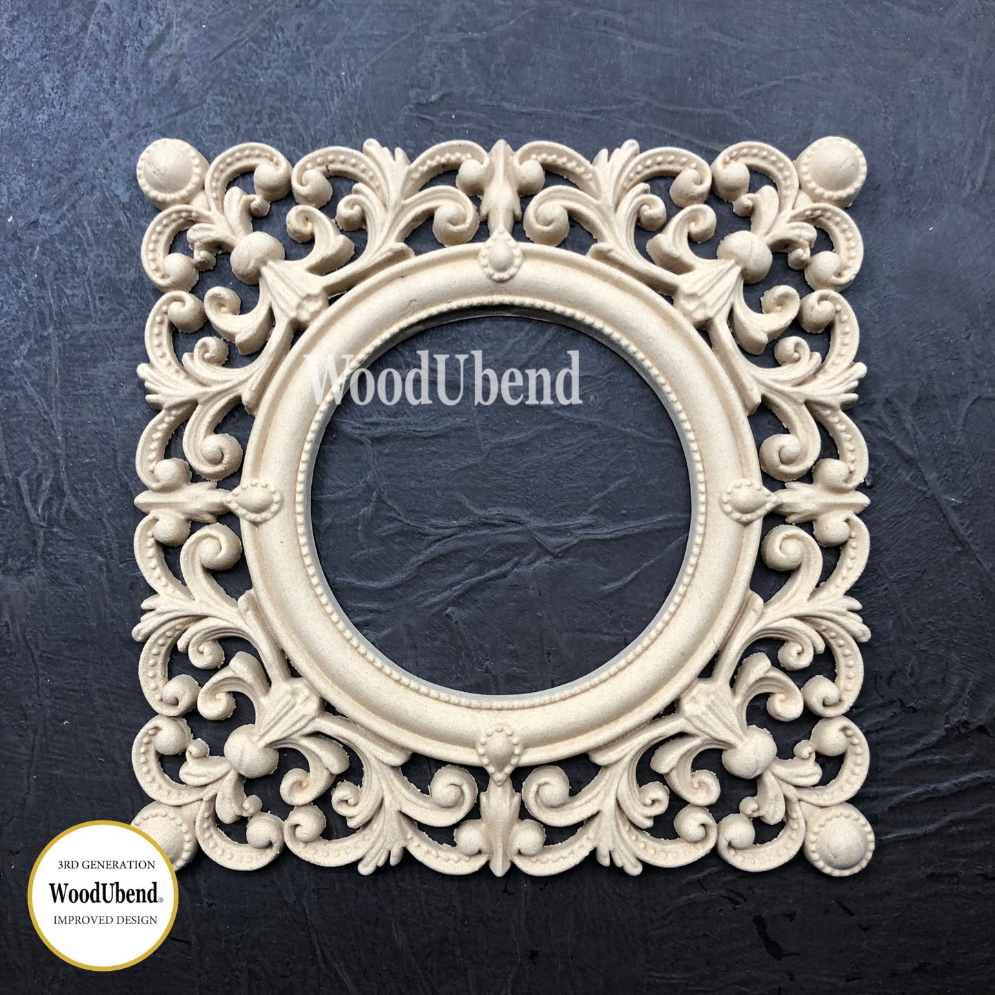 WoodUbend Pack of Two Decorative Square Frames WUB5510 (6.3 × 6.3 in)