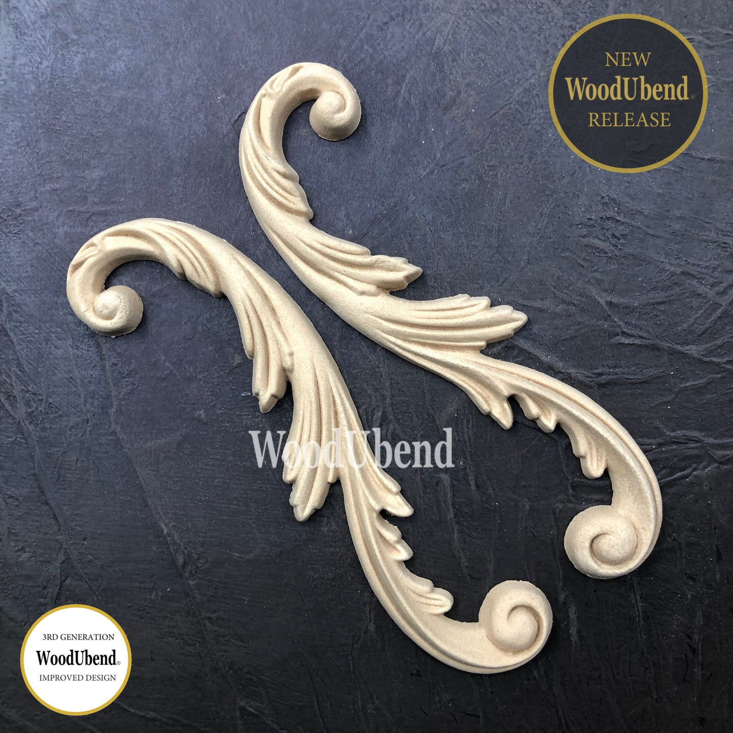 WoodUbend Set of Scrolls WUB6006 (8.15 × 2.76 in)