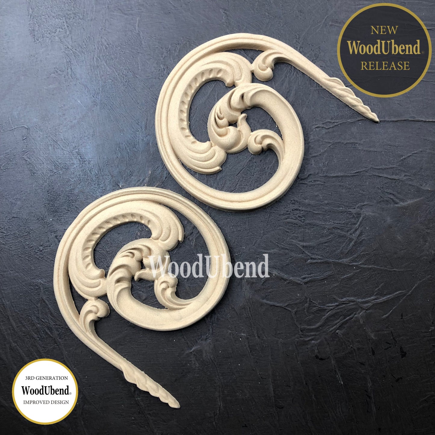 WoodUbend Set of Ornate Scrolls WUB6010 (5.51 × 6.1 in)