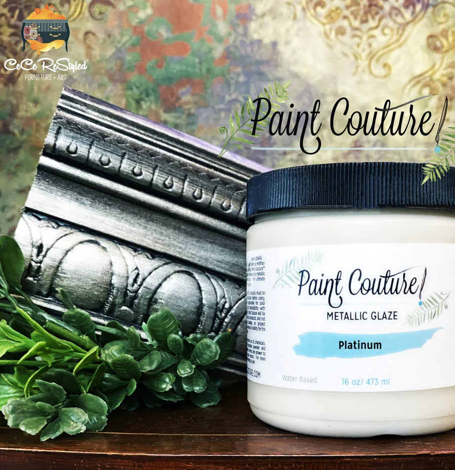 Paint Couture Metallic Glaze - Platinum