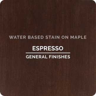 General Finishes Espresso Water Base Wood Stain (16oz Pint)