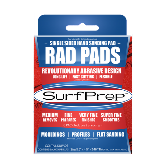 SurfPrep RAD Pads Foam-Backed Sanding Pads