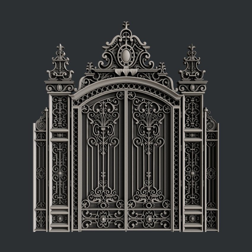 Ornate Gate silicone mold by Zuri