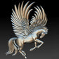 Pegasus Flight silicone mold by Zuri