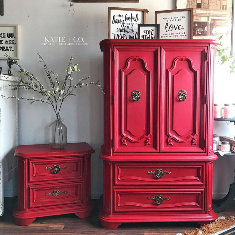 General Finishes Holiday Red Milk Paint